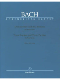J.S. Bach: 3 Sonatas and 3 Partitas BWV 1001–1006 (noty na housle)