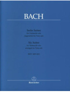 J.S. Bach: 6 Suites For Violoncello Solo BWV 1007-1012 (noty na violu)
