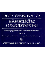 J.S. Bach: Sämtliche Orgelwerke 5 (noty na varhany)