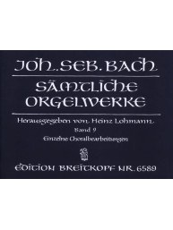 J.S. Bach: Sämtliche Orgelwerke 9 (noty na varhany)