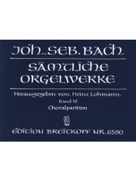J.S. Bach: Sämtliche Orgelwerke 10 (noty na varhany)