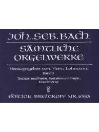 J.S. Bach: Sämtliche Orgelwerke 3 (noty na varhany)