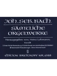 J.S. Bach: Sämtliche Orgelwerke 8 (noty na varhany)