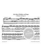 J.S. Bach: 8 Kleine Präludien und Fugen BWV 553-560 (noty na varhany)