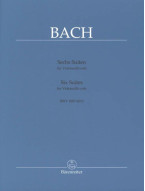 J.S. Bach: 6 Suites For Cello Solo BWV 1007-1012 (noty na violoncello)