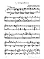 W.A. Mozart: La Finta Giardiniera - Die Verstelte Gartnerin (noty na klavír, zpěv)