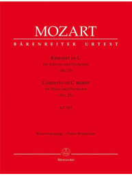 W.A. Mozart: Piano Concerto No.25 In C K.503 (noty na čtyřruční klavír)