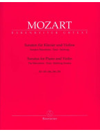 W.A. Mozart: Sonatas For Violin & Piano (noty na housle, klavír)
