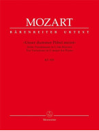 W.A. Mozart: Unser dummer Pöbel meint K. 455 (noty na klavír)