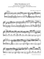 W.A. Mozart: Unser dummer Pöbel meint K. 455 (noty na klavír)