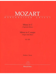 W.A. Mozart: Missa In C Major K.259 - Orgelsolo–Messe (noty, partitura)