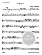 W.A. Mozart: Violin Concerto No.4 in D major K.218 (noty na housle, klavír)