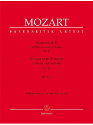 W.A. Mozart: Piano Concerto No. 11 in F major K. 413 (noty na čtyřruční klavír)