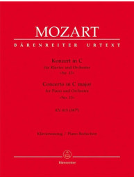 W.A. Mozart: Piano Concerto No. 13 in C major K. 415 (387b) (noty na čtyřruční klavír)