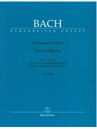 J.S. Bach: Musical Offering BWV 1079 Book 1 (noty na klavír, cembalo)