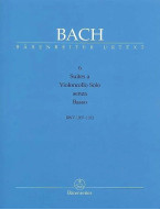 J.S. Bach: 6 Suites a Violoncello Solo senza Basso BWV 1007-1012 (noty na violoncello)
