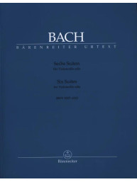 J.S. Bach: Six Suites BWV 1007–1012 (noty na violoncello)