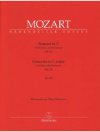 W.A. Mozart: Concerto No. 21 in C major K. 467 (noty na čtyřruční klavír)