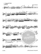 W.A. Mozart: Single Movements for Violin and Orchestra (noty na housle, klavír)