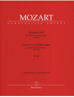 W.A. Mozart: Concerto No. 15 in B-flat major K. 450 (noty na čtyřruční klavír)