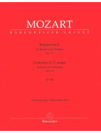 W.A. Mozart: Concerto for Piano and Orchestra no. 17 in G major K. 453 (noty na čtyřruční klavír)