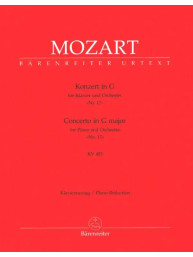 W.A. Mozart: Concerto for Piano and Orchestra no. 17 in G major K. 453 (noty na čtyřruční klavír)