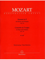 W.A. Mozart: Concerto No. 19 in F major K. 459 (noty na čtyřruční klavír)