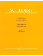 Franz Schubert: 3 Sonatas op. 137, 1-3 (noty na housle, klavír)