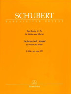 Franz Schubert: Fantasia In C Major (noty na housle, klavír)