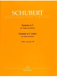 Franz Schubert: Fantasia In C Major (noty na housle, klavír)