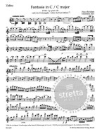 Franz Schubert: Fantasia In C Major (noty na housle, klavír)
