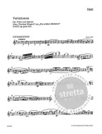 Franz Schubert: Variations On Trockne Blumen (noty na příčnou flétnu, klavír)