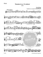 Franz Schubert: Sonate in A Minor Arpeggione D.821 (noty na příčnou flétnu, klavír)