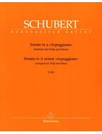 Franz Schubert: Sonata in A minor D 821 Arpeggione (noty na violu, klavír)