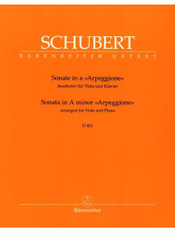 Franz Schubert: Sonata in A minor D 821 Arpeggione (noty na violu, klavír)