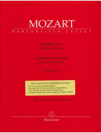 W.A. Mozart: Andante in C major (noty na příčnou flétnu, klavír)