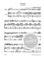 W.A. Mozart: Andante in C major (noty na příčnou flétnu, klavír)