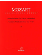 W.A. Mozart: Complete Works For Violin And Piano 2 (noty na housle, klavír)