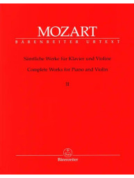 W.A. Mozart: Complete Works For Violin And Piano 2 (noty na housle, klavír)