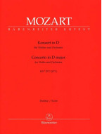 W.A. Mozart: Concerto for Violin und Orchestra in D-major K. 271a/271i (noty, partitura)