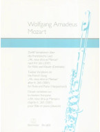 W.A. Mozart: Zwölf Variationen für Flöte und Klavier/Cembalo (noty na příčnou flétnu, klavír)
