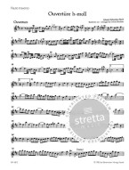 J.S. Bach: Overture in B minor (noty na příčnou flétnu, klavír)