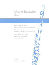 J.S. Bach: Zwei Suiten für Flöte (noty na příčnou flétnu)