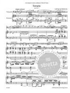 Beethoven: Sonatas (noty na violoncello, klavír)