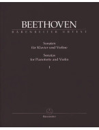Beethoven: Sonatas 1 (noty na housle, klavír)