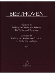 Beethoven: Cadenzas To Beethoven's Violin Concerto Op.61 (noty na housle)