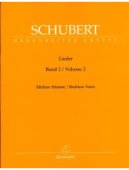 Franz Schubert: Lieder 2 - Medium Voice (noty na klavír, zpěv)