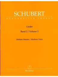 Franz Schubert: Lieder 2 - Medium Voice (noty na klavír, zpěv)