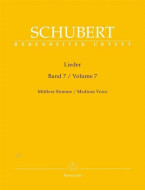 Franz Schubert: Lieder 7 - Medium Voice (noty na klavír, zpěv)