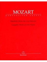 W.A. Mozart: Complete Works For 2 Pianos (noty na čtyřruční klavír)
